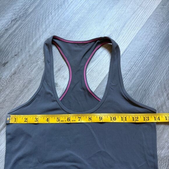Lululemon Cool Racerback Tank Top CRB Gray 6 Workout Gym - Picture 7 of 10